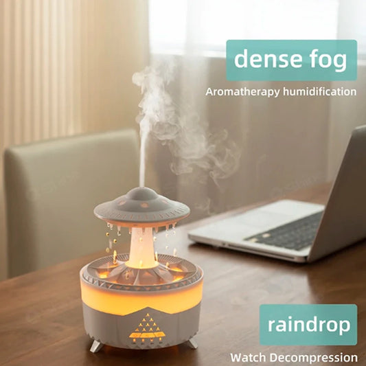 Raindrop Cloud Humidifier with Remote